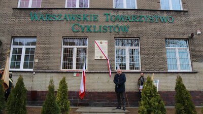 Członowie Warszawskiego Towarzystwa Cyklistów – upamiętnieni