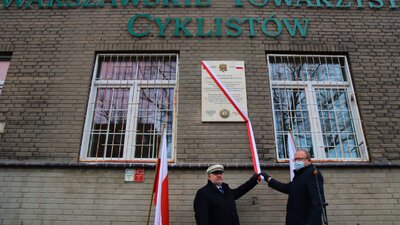 Członowie Warszawskiego Towarzystwa Cyklistów – upamiętnieni