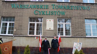 Członowie Warszawskiego Towarzystwa Cyklistów – upamiętnieni