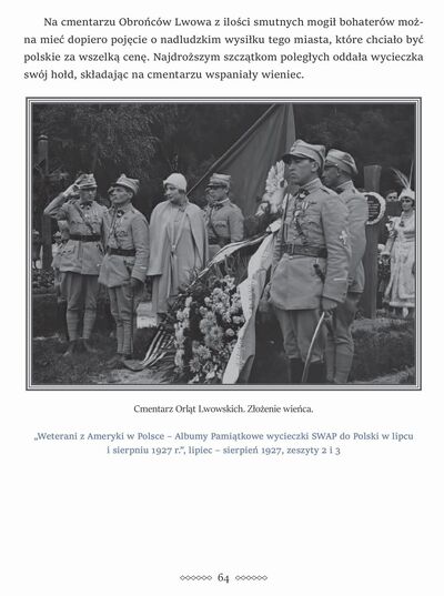 Wycieczka do Polski zorganizowana przez Stowarzyszenie Weteranów Armii Polskiej w roku 1927