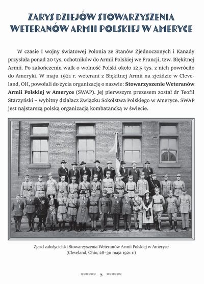 Wycieczka do Polski zorganizowana przez Stowarzyszenie Weteranów Armii Polskiej w roku 1927