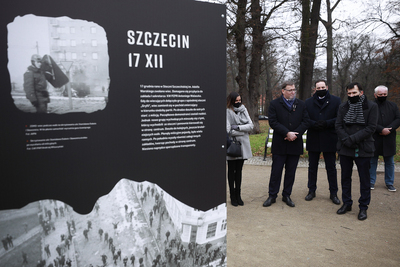 Obchody 50. rocznicy Grudnia ’70 w Szczecinie. Fot. S. Kasper (IPN)