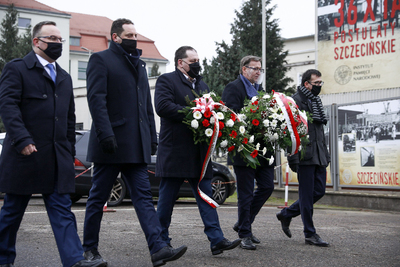 Obchody 50. rocznicy Grudnia ’70 w Szczecinie. Fot. S. Kasper (IPN)