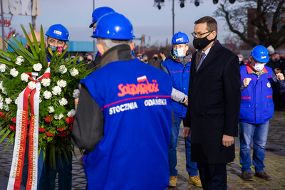 Obchody 50. rocznicy Grudnia ’70 w Gdańsku. Fot. S. Kasper (IPN)
