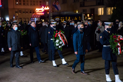 Obchody 50. rocznicy Grudnia ’70 w Gdyni. Fot. S. Kasper (IPN)