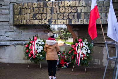 Obchody 50. rocznicy Grudnia w Elblągu. Fot. S. Kasper (IPN)