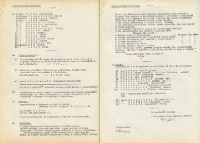 Klarner Witold. Odpis notatek z notesu
