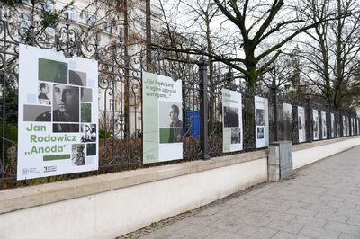 Wystawa IPN w rocznicę śmierci Jana Rodowicza „Anody” – Warszawa, 7 stycznia – 1 lutego 2021. Fot. Ministerstwo Sprawiedliwości