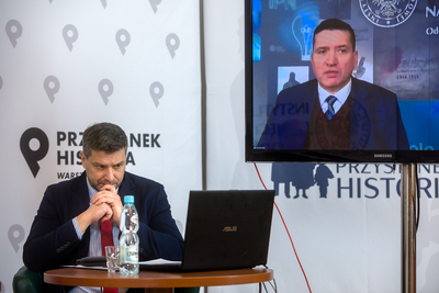 Dyskusja „Zielona Solidarność – nowa opozycja na wsi czy nawiązanie do PSL?” – 22 stycznia 2021. Fot. Sławek Kasper (IPN)