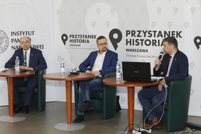 Dyskusja „Zielona Solidarność – nowa opozycja na wsi czy nawiązanie do PSL?” – 22 stycznia 2021. Fot. Piotr Życieński (IPN)