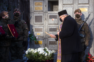 Pogrzeb Lidii Lwow-Eberle, 22 stycznia 2021. Fot. Sławek Kasper (IPN)