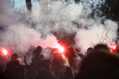 Pogrzeb Lidii Lwow-Eberle, 22 stycznia 2021. Fot. Sławek Kasper (IPN)