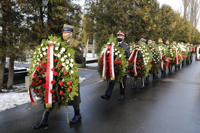 Pogrzeb Lidii Lwow-Eberle, 22 stycznia 2021. Fot. Piotr Życieński (IPN)