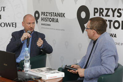 Spotkanie online „Początki systemu komunistycznego w Polsce” z cyklu „Historia zza kulis” – 26 stycznia 2021, Fot. Piotr Życieński (IPN)