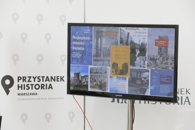 „Potomkowie Le Corbusiera i architekci, czyli marzenie o modernizacji miast” – wykład dr. hab. Piotra Majewskiego – 30 stycznia 2021. Fot. Piotr Życieński (IPN)