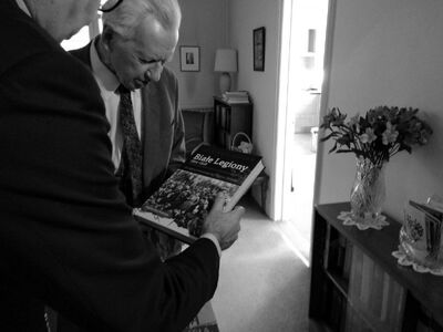 Zbigniew S. Siemaszko i prezes IPN Jarosław Szarek w Londynie w 2018 roku. Fot. IPN