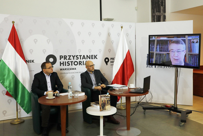 Dyskusja wokół książki „Henryk Sławik 1894–1944. Biografia socjalisty” – 3 lutego 2021. Fot. Piotr Życieński (IPN)