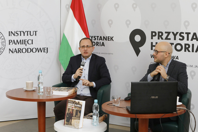 Dyskusja wokół książki „Henryk Sławik 1894–1944. Biografia socjalisty” – 3 lutego 2021. Fot. Piotr Życieński (IPN)