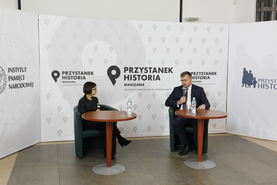 Dyskusja z cyklu „Geneza II wojny światowej” – 23 lutego 2021. Fot. Piotr Życieński (IPN)