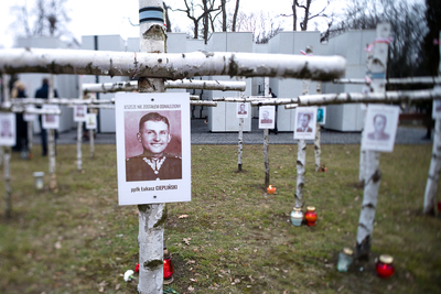 Obchody Narodowego Dnia Pamięci Żołnierzy Wyklętych na powązkowskiej „Łączce” – 1 marca 2021. Fot. Sławek Kasper (IPN)