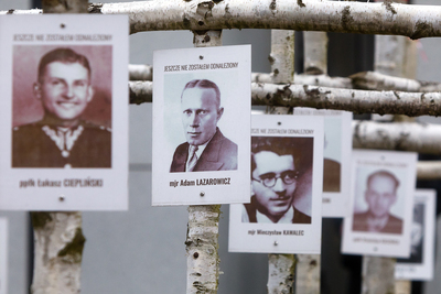 Obchody Narodowego Dnia Pamięci Żołnierzy Wyklętych na powązkowskiej „Łączce” – 1 marca 2021. Fot. Sławek Kasper (IPN)