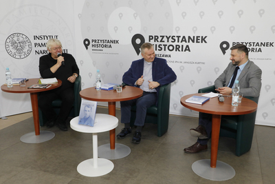 Dyskusja o książce o. Władysława Gurgacza SJ „Refleksje” – 3 marca 2021. Fot. Piotr Życieński (IPN)