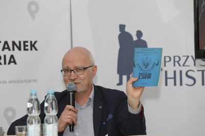 Spotkanie poświęcone historii Liberalno-Demokratycznej Partii „Niepodległość” – 5 marca 2021. Fot. Piotr Życieński