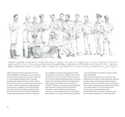 Strona z albumu „Walki powietrzne w obrazach”