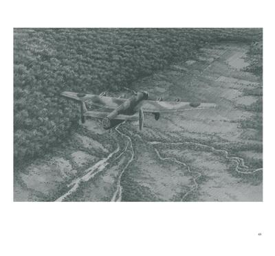 Strona z albumu „Walki powietrzne w obrazach”