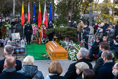 Pogrzeb Jana Lityńskiego – 10 marca 2021. Fot. Sławek Kasper (IPN)