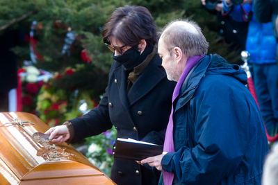 Pogrzeb Jana Lityńskiego – 10 marca 2021. Fot. Sławek Kasper (IPN)