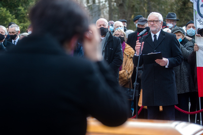 Pogrzeb Jana Lityńskiego – 10 marca 2021. Fot. Sławek Kasper (IPN)