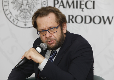 Dr Mirosław Surdej, autor książki „Trzy konspiracje. Historia Aleksandra Rusina ps. Rusal” – 10 marca 2021. Fot. Piotr Życieński (IPN)