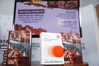 Konferencja prasowa prezentująca publikację IPN „Jeńcy 1920” – 11 marca 2021. Fot. Sławek Kasper (IPN)