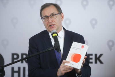 Konferencja prasowa prezentująca publikację IPN „Rok 1920 w literaturze polskiej. Zarys monograficzny" – 11 marca 2021. Fot. Sławek Kasper (IPN)