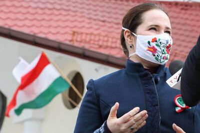 Ambasador Węgier dr Orsolya Zsuzsanna Kovács – Warszawa, 14 marca 2021. Fot. Sławek Kasper (IPN)