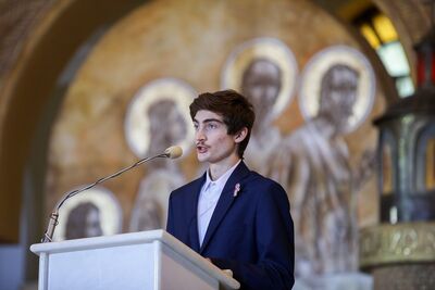 Msza św. w intencji beatyfikacji sługi Bożego Jánosa Esterházyego – Warszawa, 14 marca 2021. Fot. Sławek Kasper (IPN)