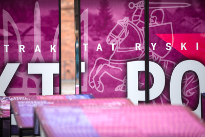 Otwarcie wystawy IPN „Gorzki pokój. Traktat ryski 1921 r.” – Zamek Królewski w Warszawie, 15 marca 2021. Fot. Sławek Kasper (IPN)