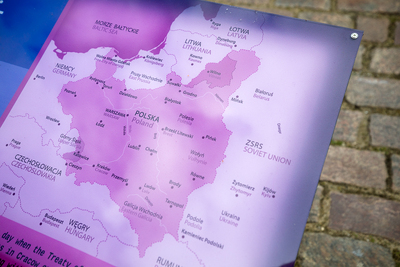 Otwarcie wystawy IPN „Gorzki pokój. Traktat ryski 1921 r.” – Zamek Królewski w Warszawie, 15 marca 2021. Fot. Sławek Kasper (IPN)