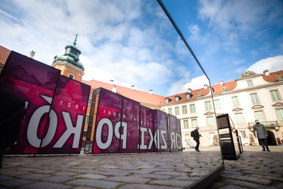 Otwarcie wystawy IPN „Gorzki pokój. Traktat ryski 1921 r.” – Zamek Królewski w Warszawie, 15 marca 2021. Fot. Sławek Kasper (IPN)