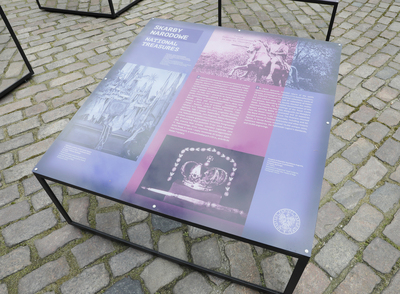 „Gorzki pokój. Traktat ryski 1921 r.” – wystawa IPN na dziedzińcu Zamku Królewskiego w Warszawie. Fot. Piotr Życieński (IPN)