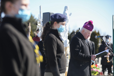 Uroczystości Narodowego Dnia Pamięci Polaków ratujących Żydów pod okupacją niemiecką – Markowa, 24 marca 2021. Fot. Sławek Kasper (IPN)