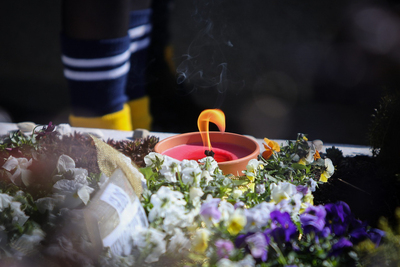 Uroczystości Narodowego Dnia Pamięci Polaków ratujących Żydów pod okupacją niemiecką – Markowa, 24 marca 2021. Fot. Sławek Kasper (IPN)