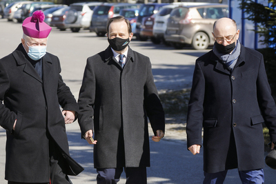 Uroczystości Narodowego Dnia Pamięci Polaków ratujących Żydów pod okupacją niemiecką – Markowa, 24 marca 2021. Fot. Sławek Kasper (IPN)