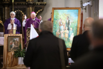 Uroczystości Narodowego Dnia Pamięci Polaków ratujących Żydów pod okupacją niemiecką – Markowa, 24 marca 2021. Fot. Sławek Kasper (IPN)