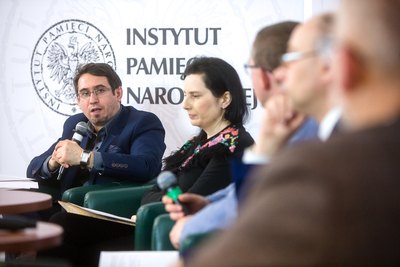 Debata wokół najnowszego periodyku Instytutu Pamięci Narodowej „Polish-Jewish Studies”. Fot. Sławek Kasper (IPN)