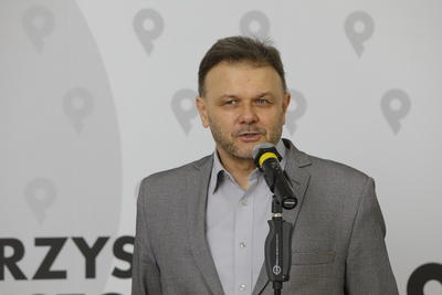 Adam Hlebowicz, dyrektor Biura Edukacji Narodowej IPN podczas premiery filmu „Kasztanka” – 26 marca 2021. Fot. Piotr Życieński (IPN)