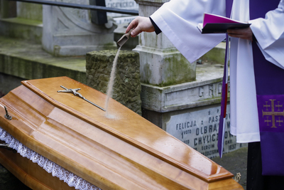 Uroczystości pogrzebowe Anny Koźmińskiej – Sprawiedliwej wśród Narodów Świata – Warszawa, 30 marca 2021. Fot Sławek Kasper (IPN)