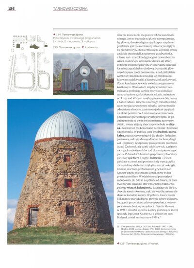 Strona z albumu „Kresowe rezydencje. Zamki, pałace i dwory na dawnych ziemiach wschodnich II RP”, t. 2: „Województwo nowogródzkie”