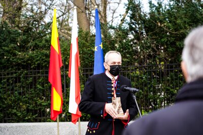 148. rocznica urodzin Wojciecha Korfantego – Warszawa, 20 kwietnia 2021 fot. MN/BUWiM